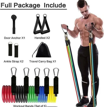 11(PCS) Power Exercise Resistance Band