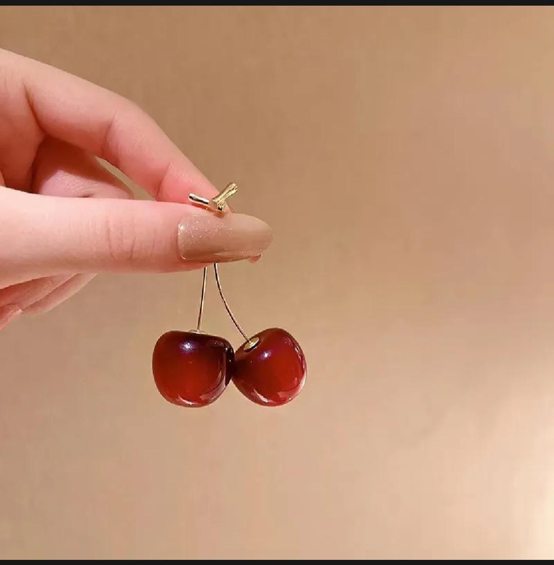 Fancy China Cherry 🍒 Earings