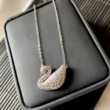 Gold Chain With Beautiful Black Swan Duck Necklace For Women - Gold Chain Neck Statement Collar Chains Shining Female Jewelry