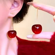 Fancy China Cherry 🍒 Earings